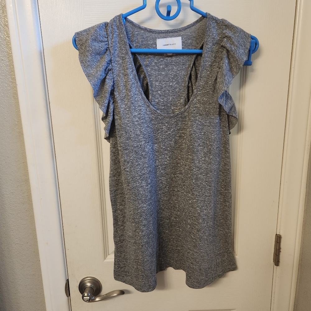 Current Elliott The Cadence Scoop-Neck Racerback Tank size m